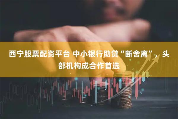 西宁股票配资平台 中小银行助贷“断舍离”，头部机构成合作首选